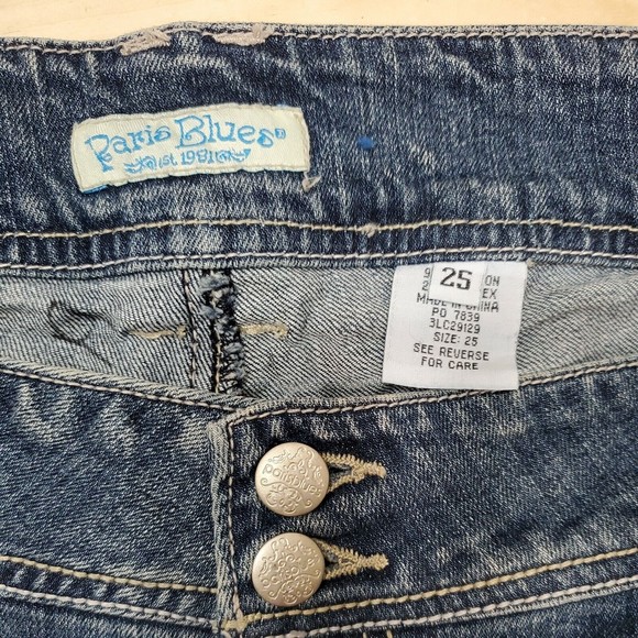 Y2K 90s Paris Blues Flare Bell Bottom Jeans Juniors Plus 25/Women's 22/24 NWT - Picture 12 of 12